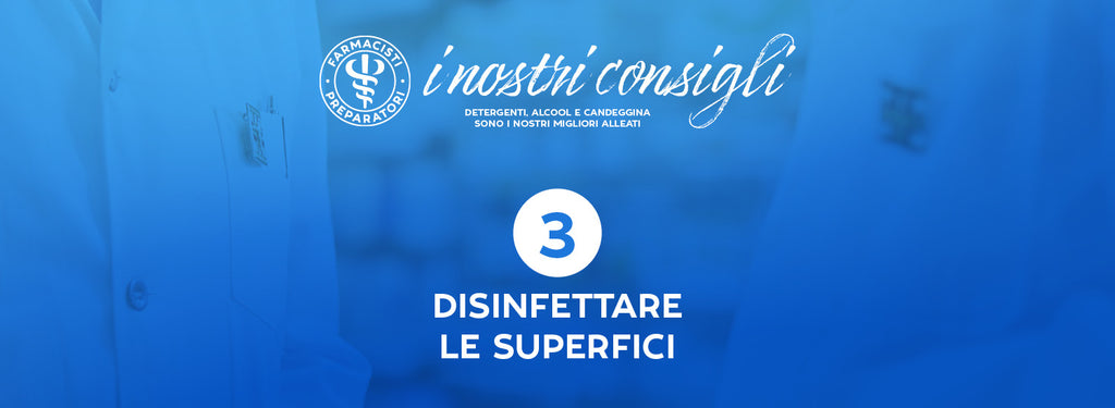 Come sanificare le superfici e gli ambienti chiusi