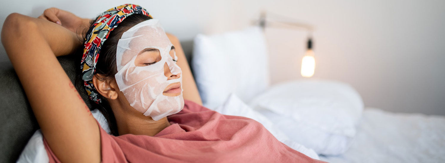 maschera viso in tessuto